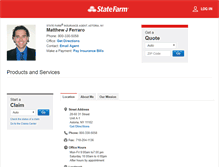 Tablet Screenshot of matthewferraro.net